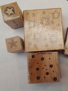 Stars stamper set of 5